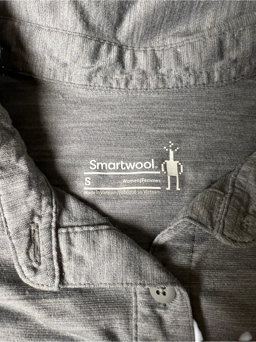 SmartWool Everyday Exploration Merino Blend Gray Short Sleeve Shirt Size Small - Picture 6 of 7